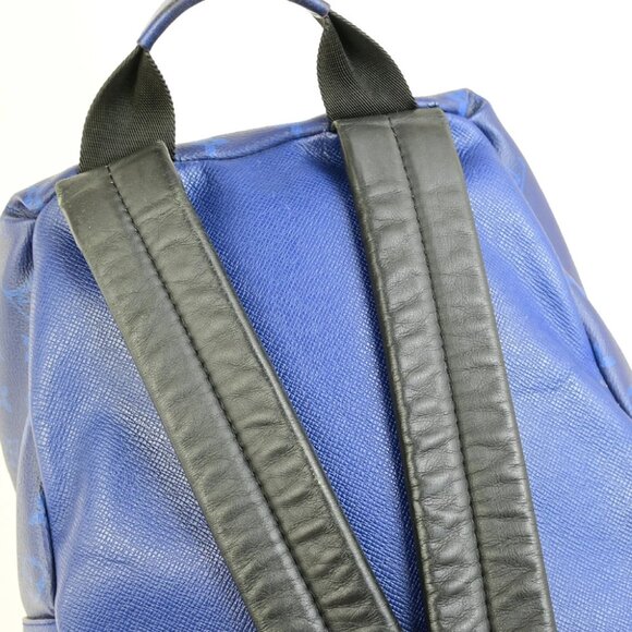 LOUIS VUITTON Discovery Backpack Bag Taigarama Leather Blue SHW M30229 99YG960 - Picture 16 of 16